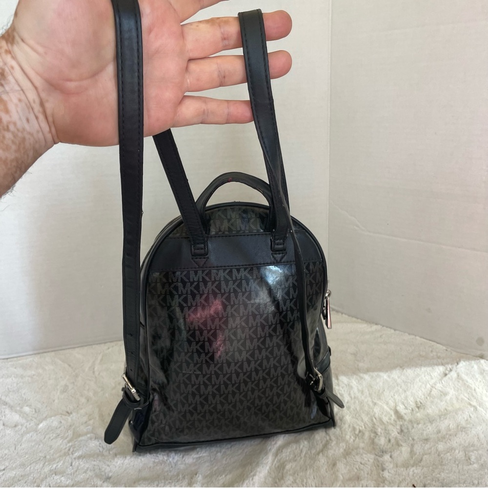 Michael Kors Black and Silver Backpack - Picture 4 of 13